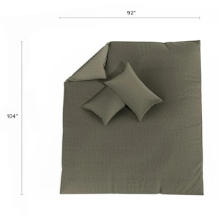 The 100% Linen Bedding Bundle - King - Primary View 1 of 9 (Click To Zoom).