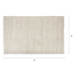 The Hira Rug and Rug Pad Bundle - 5 x 8 - Primary View 1 of 6 (Click To Zoom).