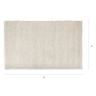 The Hira Rug and Rug Pad Bundle - 5 x 8 - Primary View 1 of 6 (Click To Zoom).