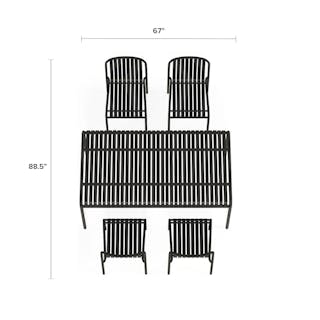 The Sarek Dining Set - Primary View 1 of 6 (Click To Zoom).