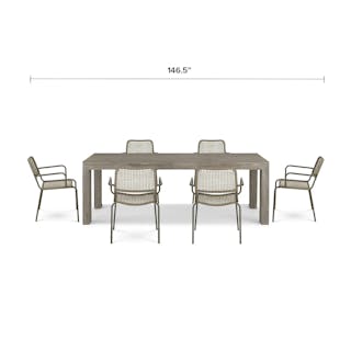 The Atica x Manna Dining Bundle - Primary View 1 of 6 (Click To Zoom).