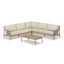 The Rosa Outdoor Sectional Set - Gallery View 1 of 6.
