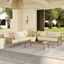 The Rosa Outdoor Sectional Set - Gallery View 1 of 6.