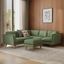 The Timber Corner Sectional x Ottoman Bundle - Gallery View 1 of 6.