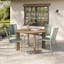 Daphne Dining Table x Zina Dining Chair Bundle - Gallery View 1 of 7.