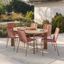 Daphne Extendable Dining Table x Zina Dining Chair Bundle - Gallery View 1 of 7.