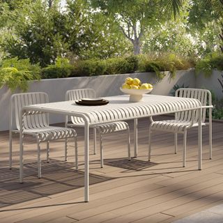 The Sarek Dining Table x Dining Chair x Armchair Bundle - Primary View 1 of 8 (Click To Zoom).