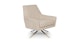 Spin Calcite Ivory Swivel Chair - Gallery View 3 of 11.