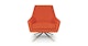 Spin Sunset Orange Swivel Chair - Gallery View 1 of 11.