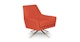 Spin Sunset Orange Swivel Chair - Gallery View 3 of 11.
