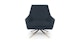 Spin Ink Blue Swivel Chair - Gallery View 1 of 11.