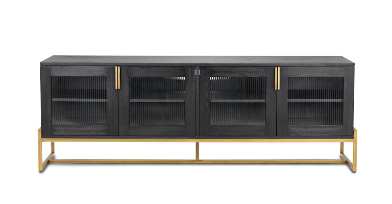 Oscuro Black 73" Cabinet - Primary View 1 of 14 (Open Fullscreen View).
