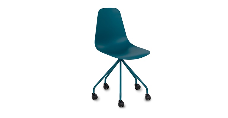 Svelti Deep Cove Teal Office Chair - Primary View 1 of 11 (Open Fullscreen View).