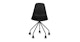 Svelti Pure Black Office Chair - Gallery View 3 of 11.