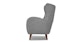 Mod Jay Gray Armchair - Gallery View 4 of 11.