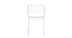 Caya Dahlia White Dining Armchair - Gallery View 5 of 10.