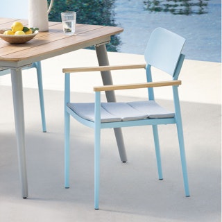 Elan Turquoise Stackable Dining Chair