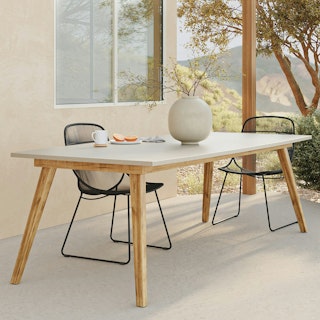 Atra 94.5" Outdoor Dining Table - Concrete