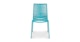 Zina Lago Aqua Dining Chair - Gallery View 3 of 11.