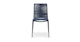 Zina Indigo Blue Dining Chair - Gallery View 3 of 11.