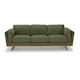 Timber Olio Green Sofa - Gallery View 1 of 11.