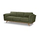 Timber Olio Green Sofa - Gallery View 4 of 11.