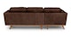 Timber Charme Chocolat Left Sectional - Gallery View 5 of 12.