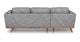 Timber Pebble Gray Left Sectional - Gallery View 5 of 11.