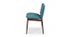 Nosh Andaman Blue Walnut Dining Chair - Gallery View 4 of 11.