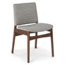 Nosh Dining Chair - Walnut and Quarry Gray