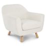 Gabriola 34" Lounge Chair - Ivory Bouclé