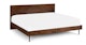 Nera Walnut King Bed - Gallery View 1 of 11.