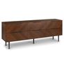Nera 6-Drawer Low Triple Dresser - Walnut
