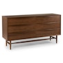 Lenia 6-Drawer Double Dresser - Walnut