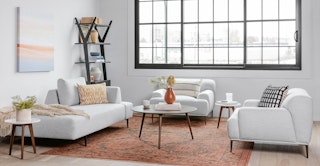 Divan Mist Gray Right Chaise Lounge