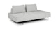 Divan Mist Gray Right Chaise Lounge - Gallery View 5 of 12.