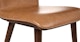 Sede Toscana Tan Walnut Dining Chair - Gallery View 9 of 11.