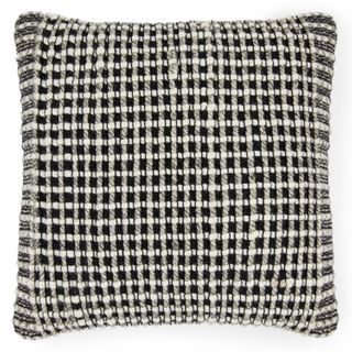 Ren Large Pillow - Black Weave