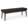 Chantel 56" Bench - Licorice