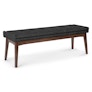 Chantel 56" Bench - Licorice