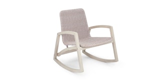 Lynea Brushed Taupe Rocking Chair