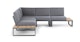 Kezia Whale Gray Corner Modular Sectional - Gallery View 4 of 11.