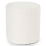Cilo 16" Ottoman - Ivory Bouclé
