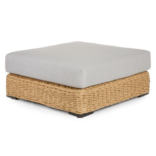 Capra 37.5" Outdoor Ottoman - Beach Sand