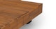 Lubek Tuscan Brown Coffee Table - Gallery View 7 of 10.