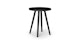 Halden Dark Charcoal 16" Round Side Table - Gallery View 1 of 9.