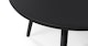 Halden Dark Charcoal 28" Round Side Table - Gallery View 5 of 9.