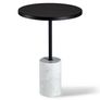 Narro Marble Side Table - Black