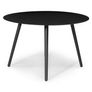 Ballo 47" Outdoor Dining Table - Black