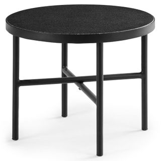 Gera Outdoor Large Side Table - Black Granite
